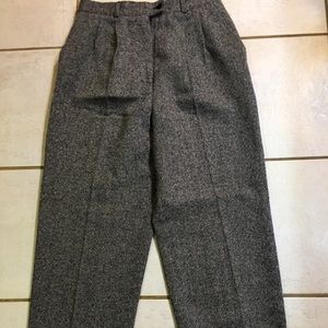 Tweed highwaisted vintage trousers.